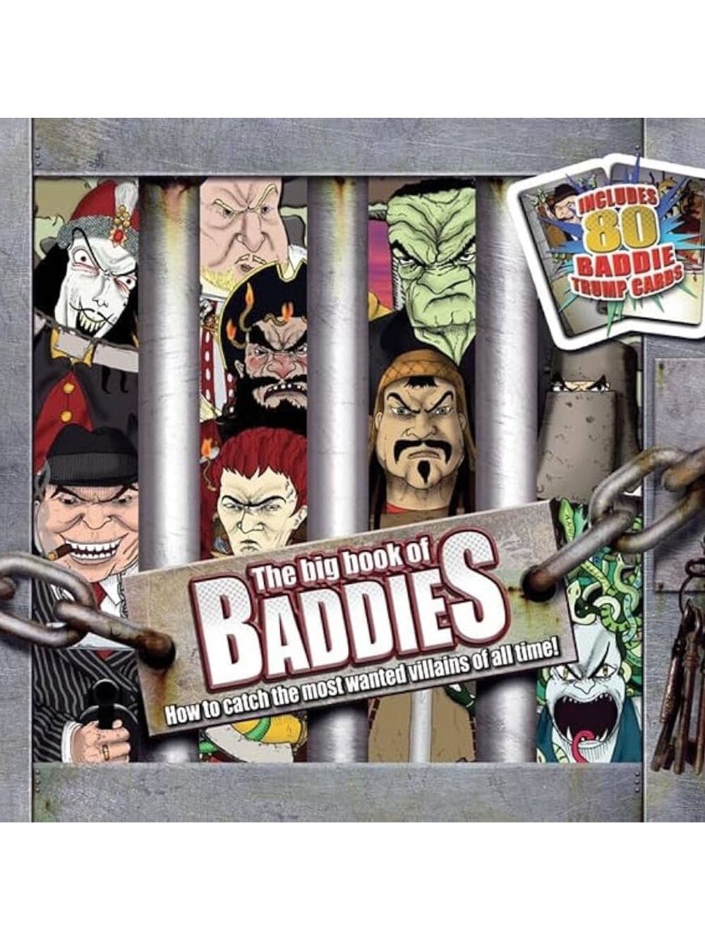 The Big Book of Baddies with 80 Trump Cards by John Townsend Hardcover book